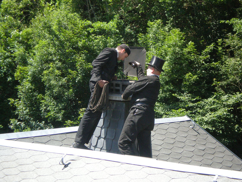 Arbeiten auf dem Dach